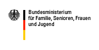 Logo Bundesministerium für Familie, Senioren, Frauen und Jugend (BMFSFJ)